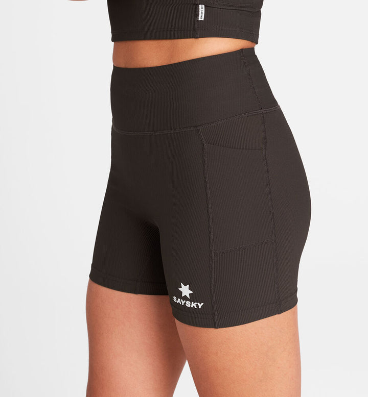 Saysky W Combat+ Rib Short Tights 4" Coffee