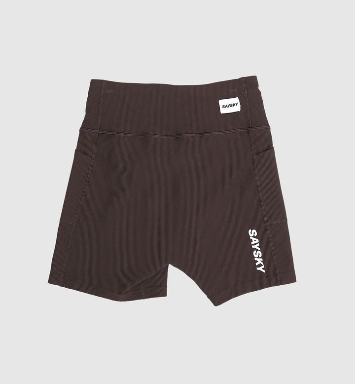 Saysky W Combat+ Rib Short Tights 4" Coffee