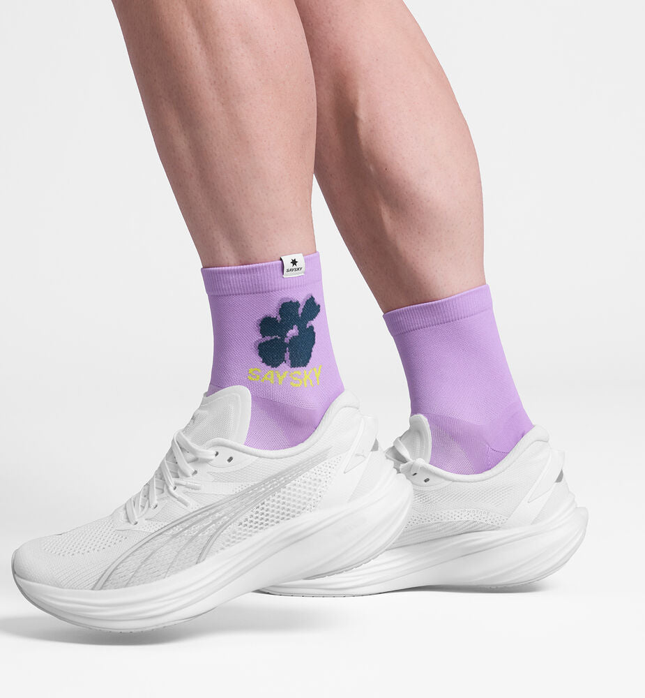 Saysky Combat Quarter Socks Purple