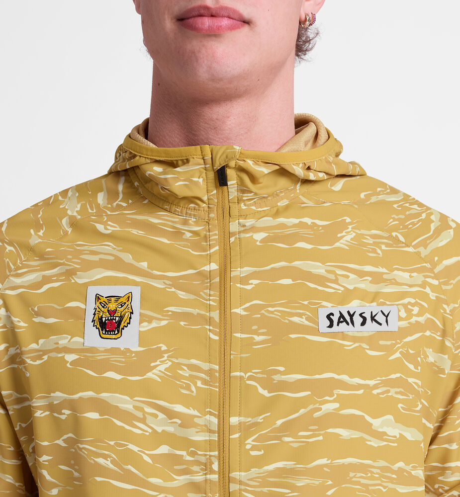 Saysky Tiger Pace Jacket Yellow Camo