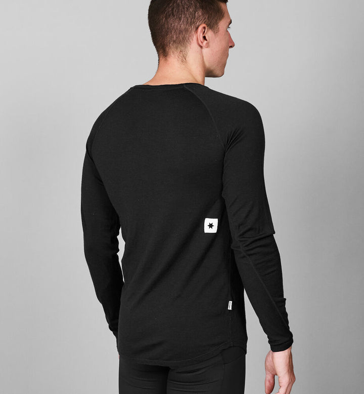 Saysky Merino Base Layer 165 Long Sleeve Black