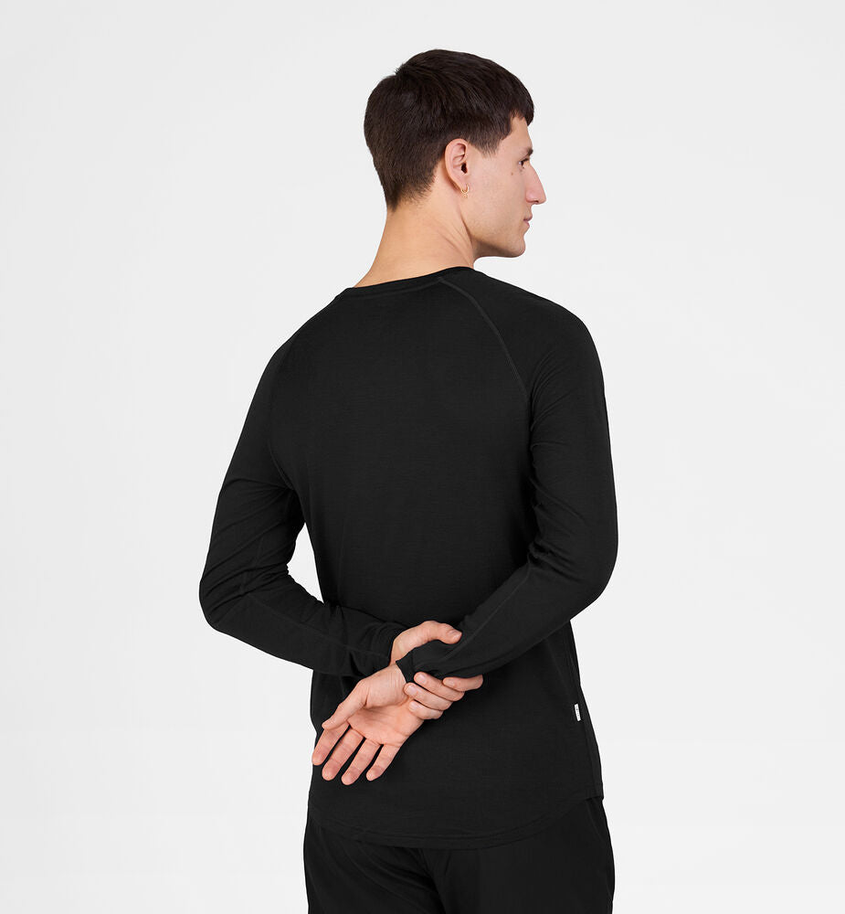 Saysky Merino Base Layer 165 Long Sleeve Black
