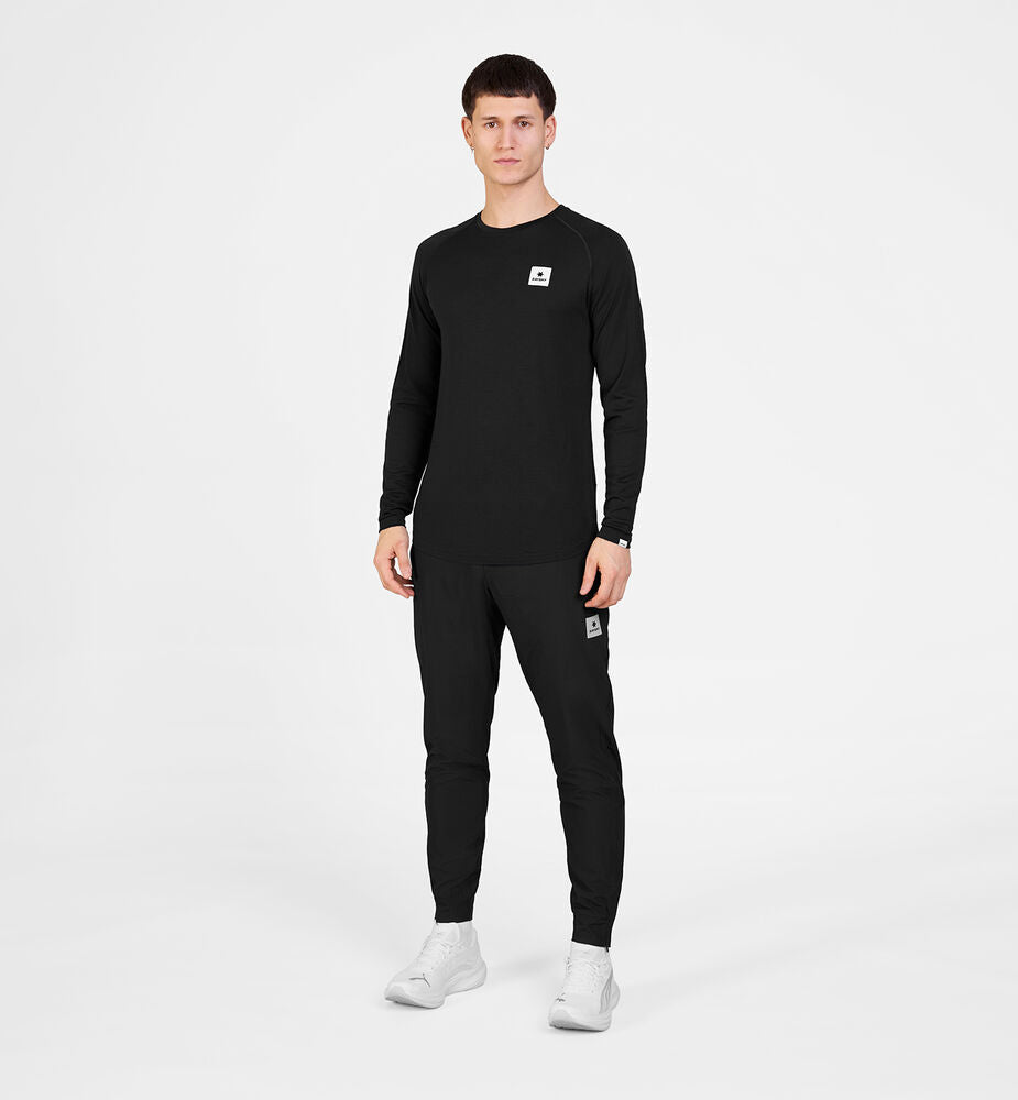 Saysky Merino Base Layer 165 Long Sleeve Black