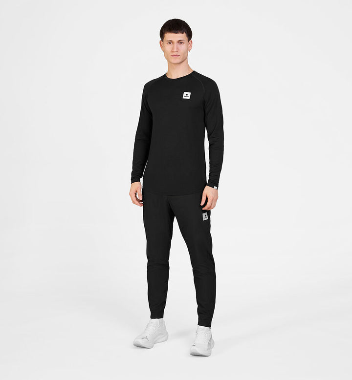 Saysky Merino Base Layer 165 Long Sleeve Black