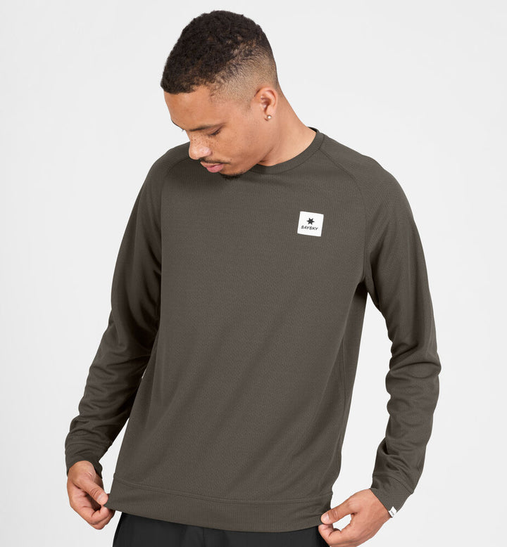 Saysky Pace Tech Long Sleeve Brown