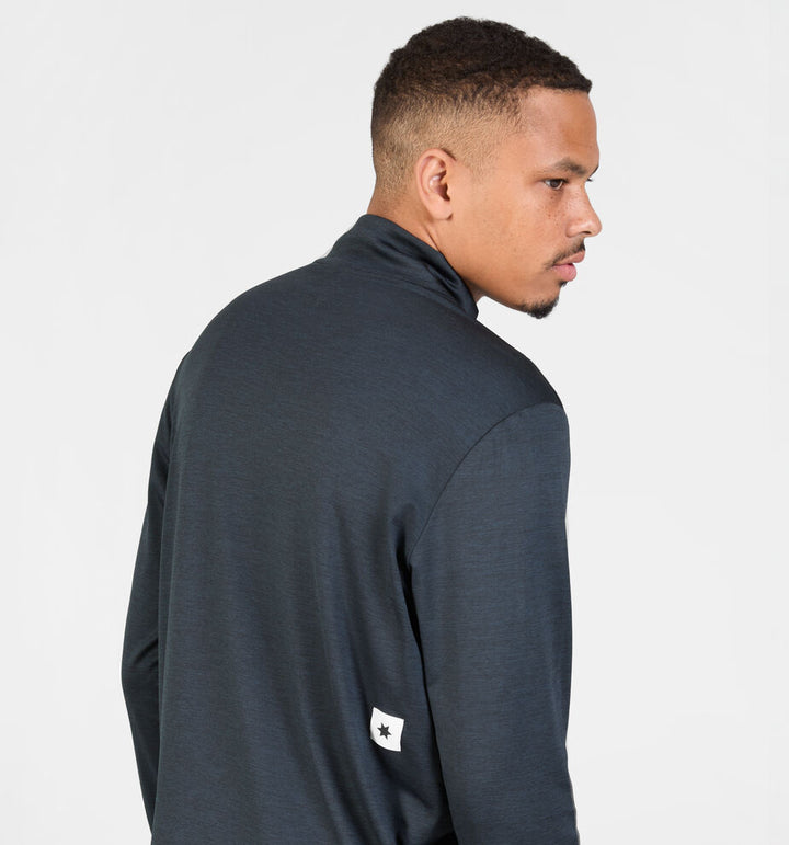Saysky Pace Half Zip Long Sleeve Black