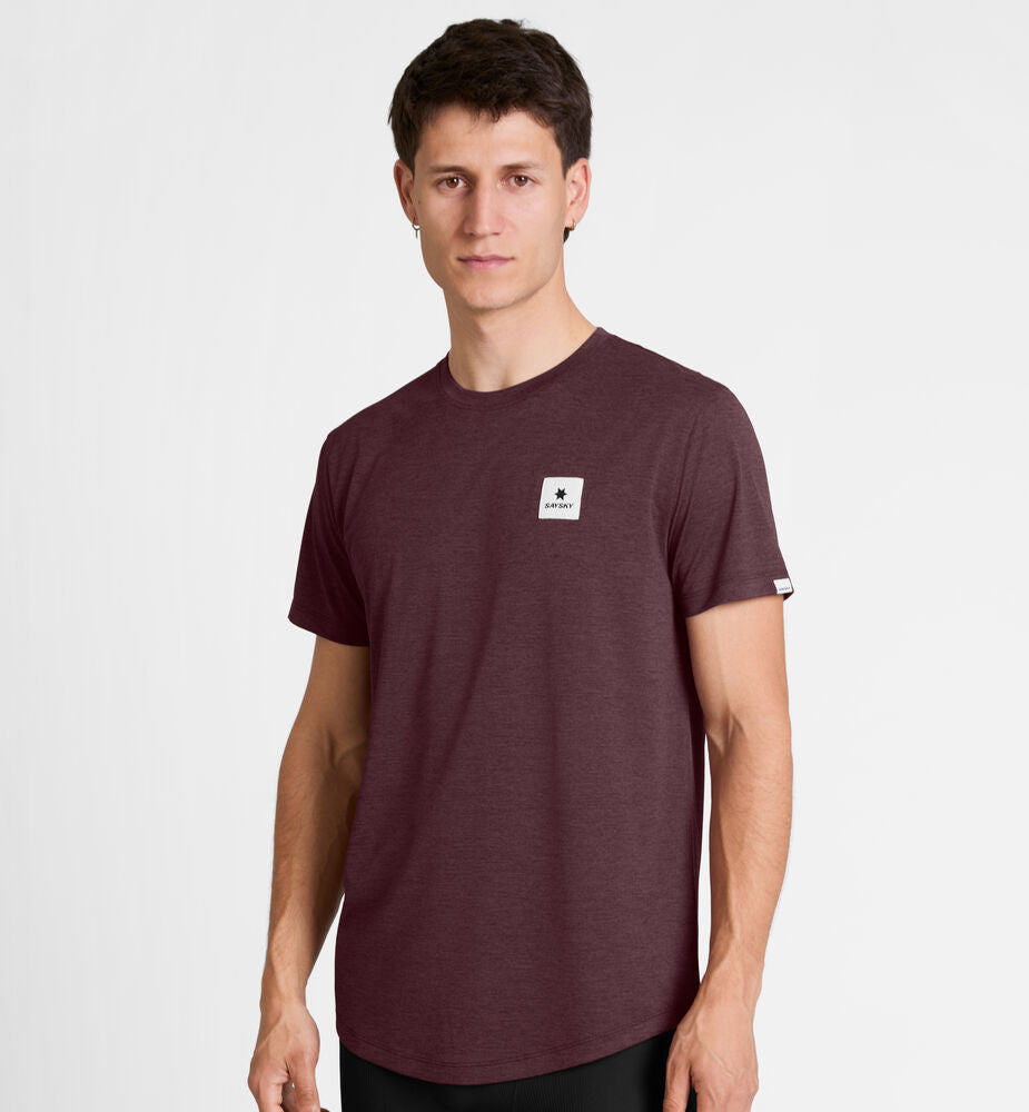 Saysky Clean Combat Pro T-shirt Burgundy