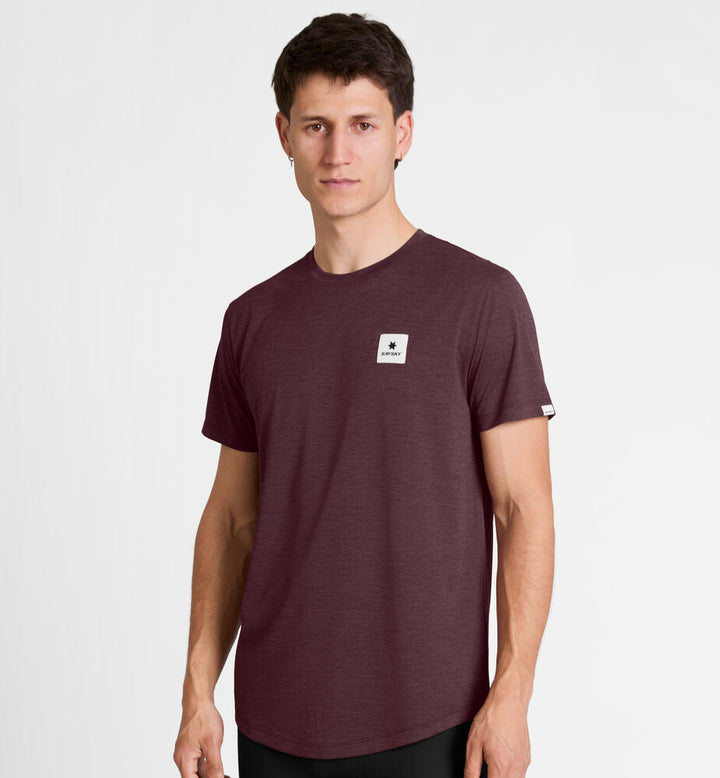 Saysky Clean Combat Pro T-shirt Burgundy