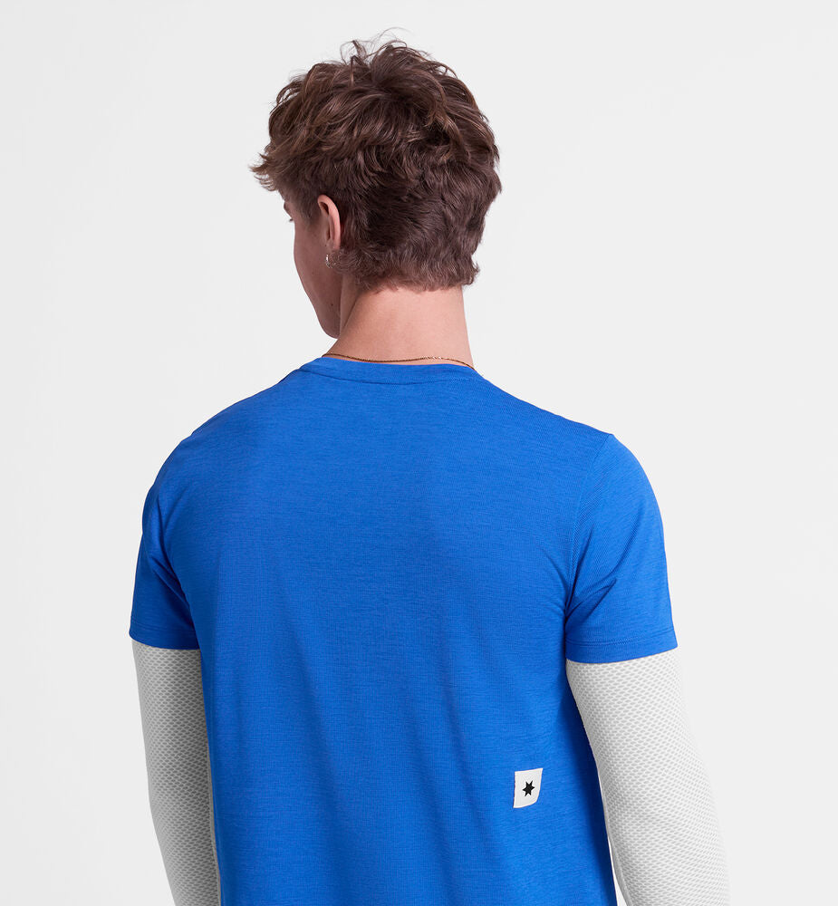 Saysky Logo Combat Pro T-shirt Blue