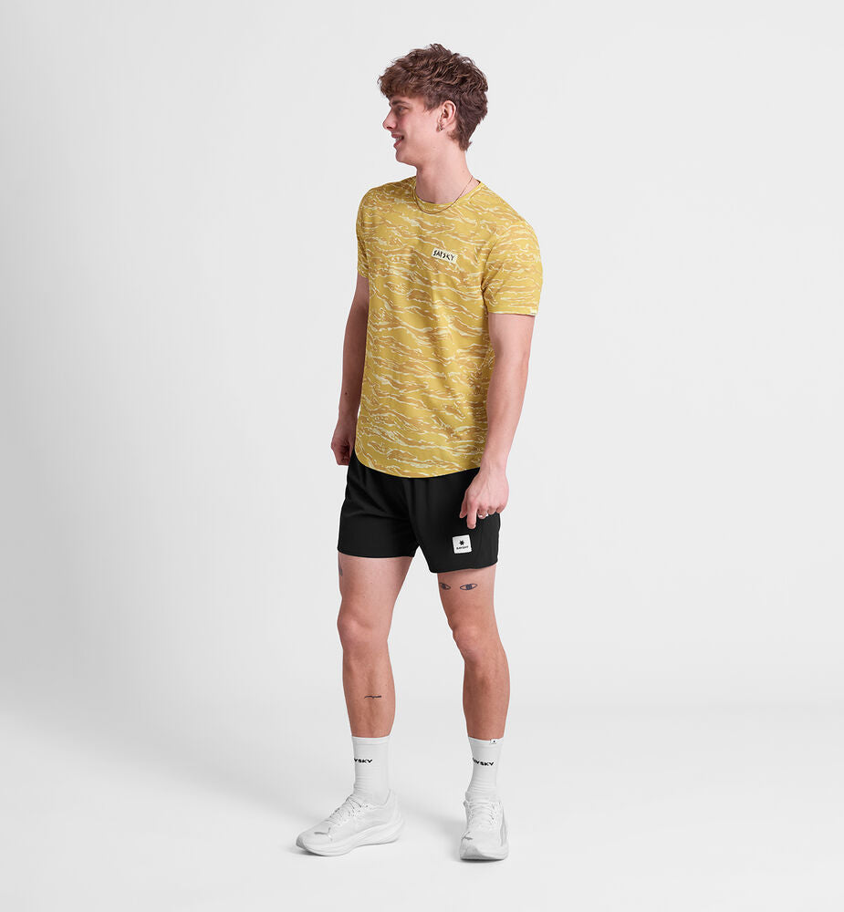 Saysky Tiger Combat T-Shirt Yellow Camo