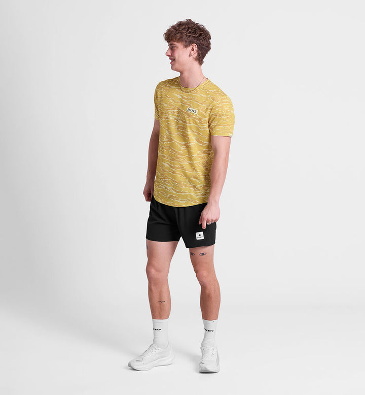 Saysky Tiger Combat T-Shirt Yellow Camo