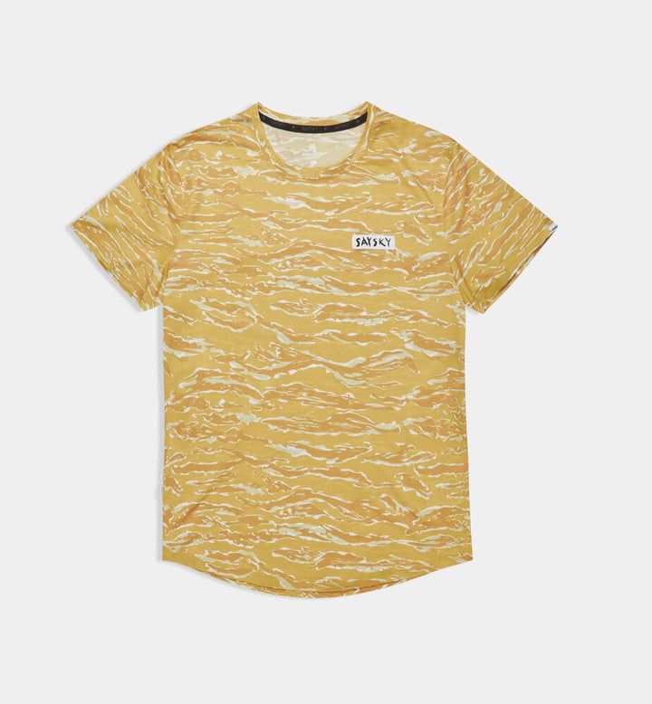 Saysky Tiger Combat T-Shirt Yellow Camo