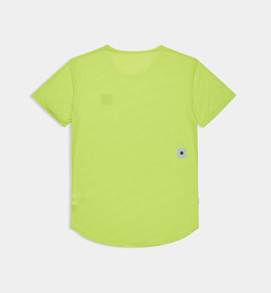 Saysky Reactive Flow T-shirt Yellow Logo