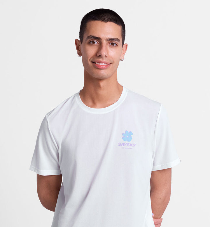 Saysky Flower Combat T-Shirt White