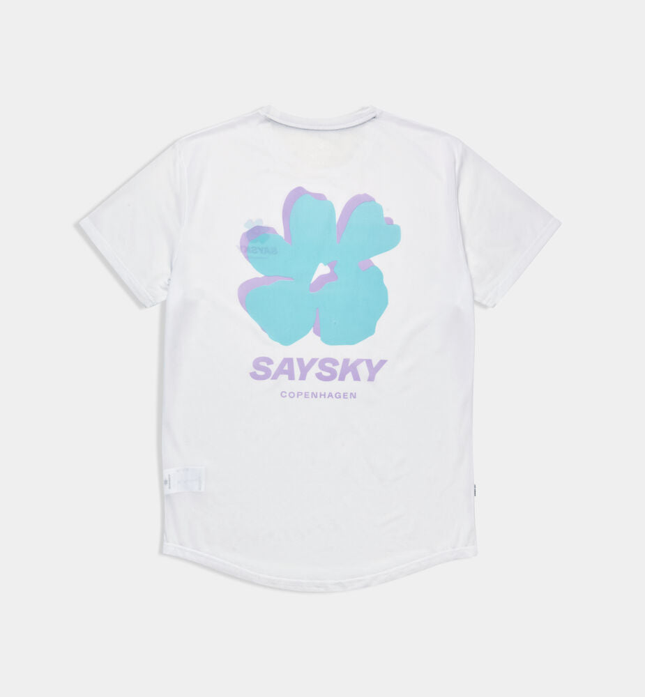 Saysky Flower Combat T-Shirt White