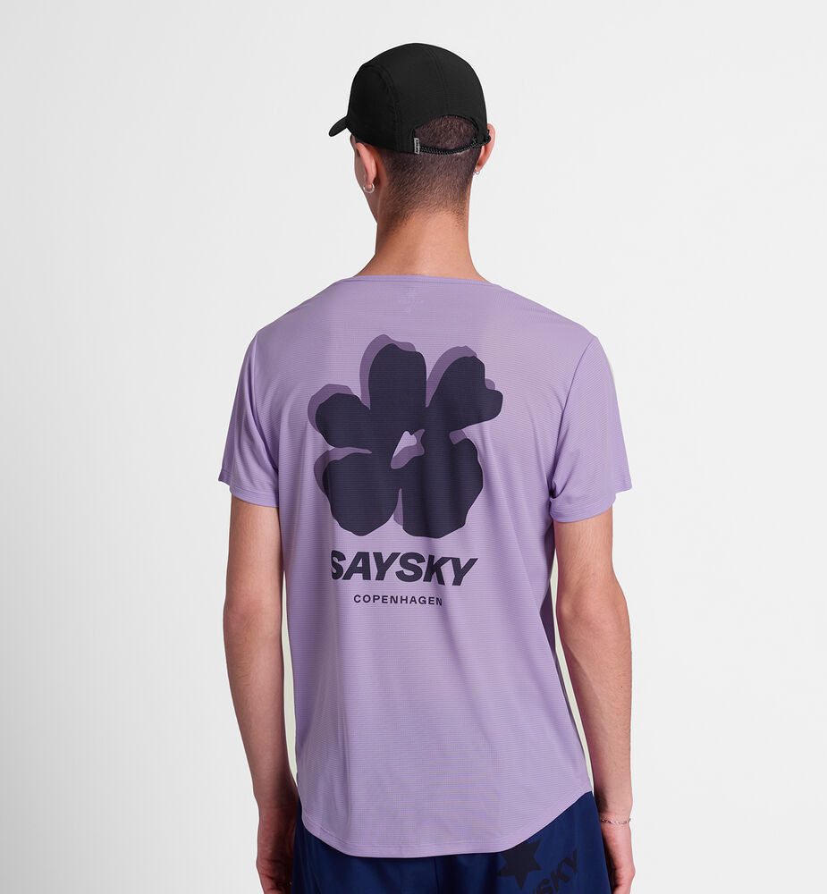 Saysky Flower Flow T-shirt Purple