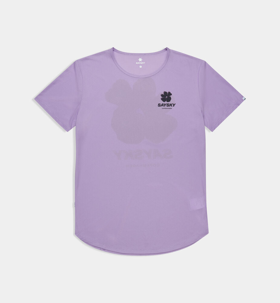 Saysky Flower Flow T-shirt Purple