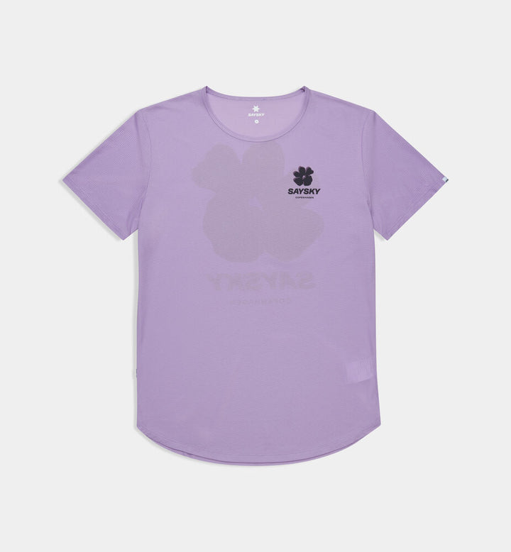 Saysky Flower Flow T-shirt Purple