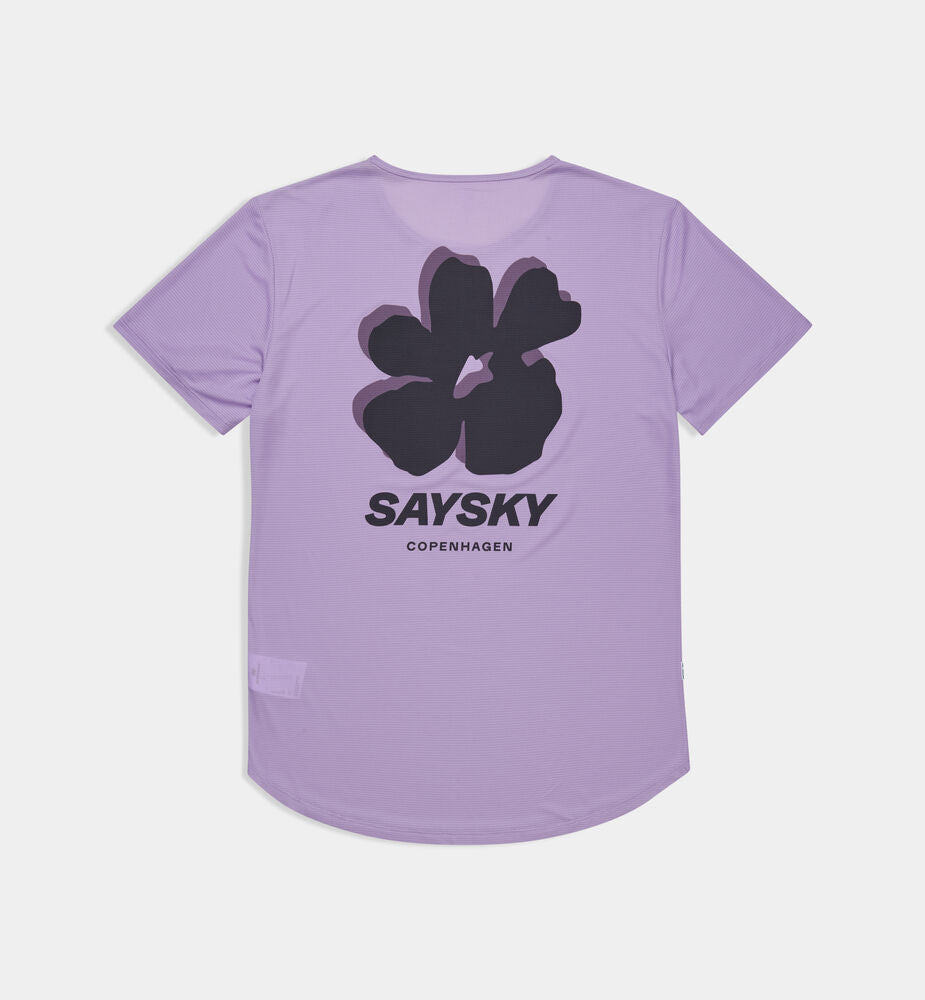 Saysky Flower Flow T-shirt Purple