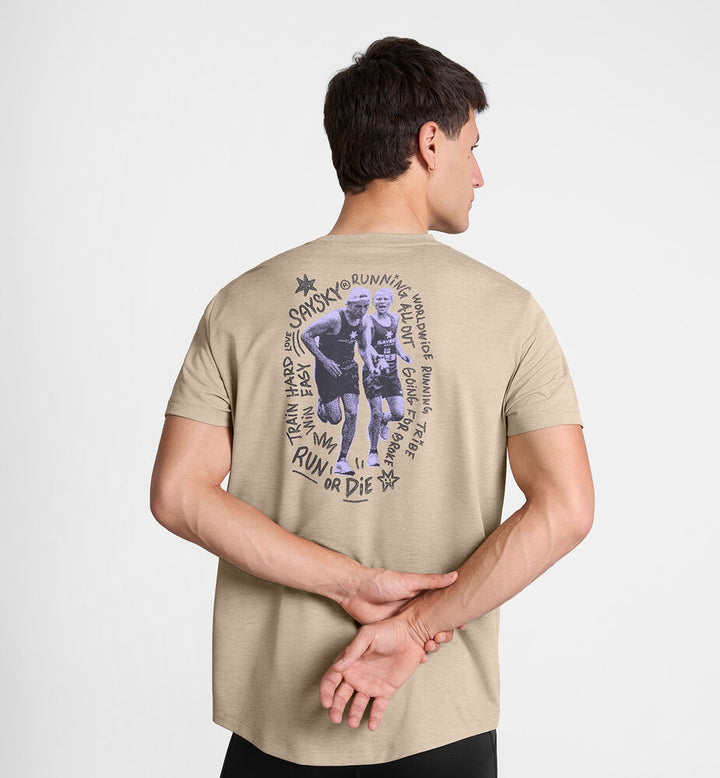 Saysky Statement Combat Pro T-shirt Sand