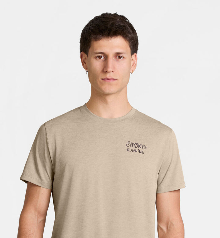 Saysky Statement Combat Pro T-shirt Sand