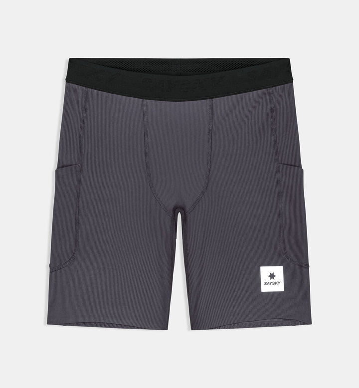 Saysky Combat+ Rib Short Tights 8" Grey