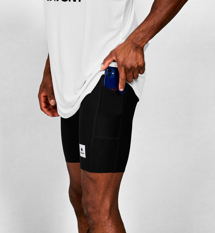 Saysky Flow+ Race Short Tights 7" Black