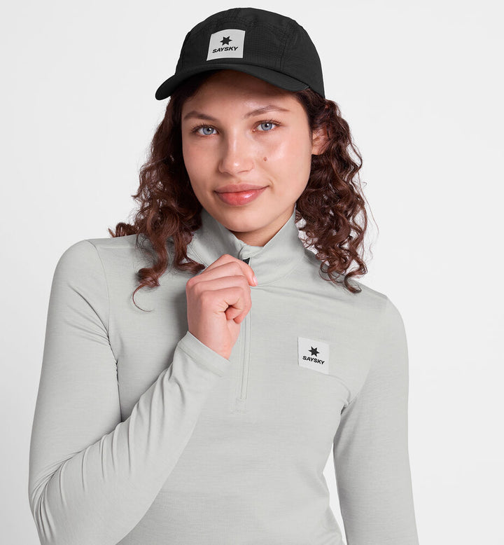 Saysky W Pace Half Zip Long Sleeve Grey