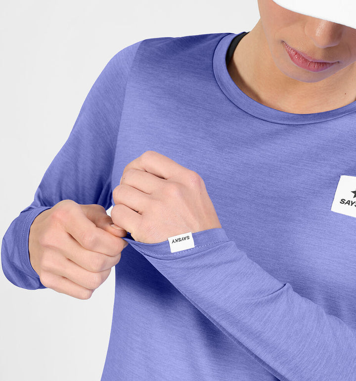Saysky W Clean Pace Long Sleeve Purple