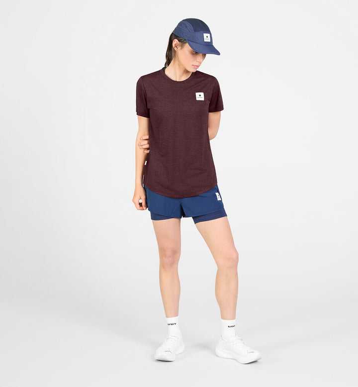 Saysky W Clean Combat Pro T-shirt Burgundy