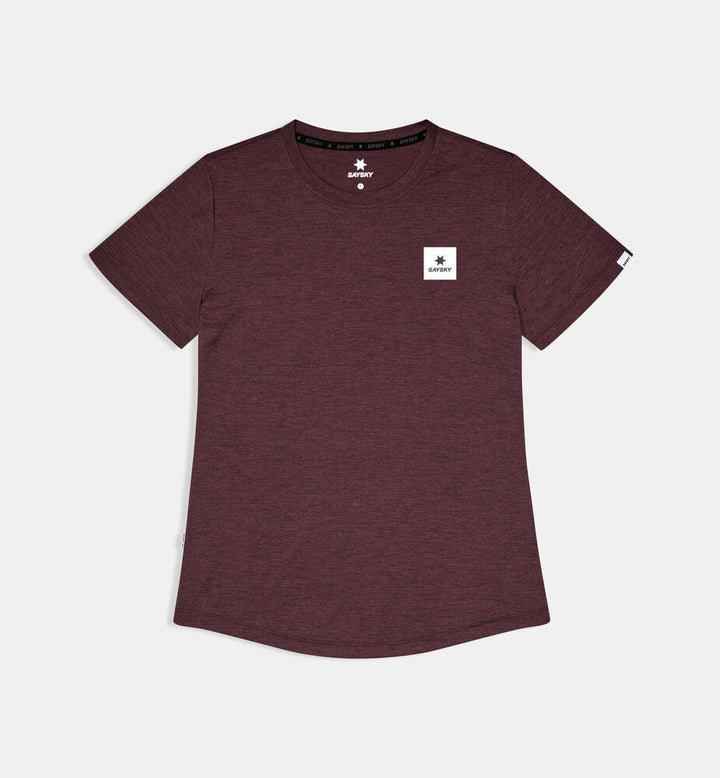 Saysky W Clean Combat Pro T-shirt Burgundy