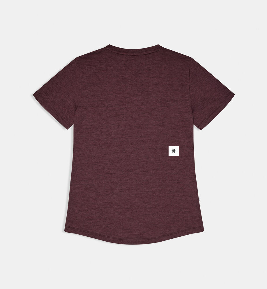Saysky W Clean Combat Pro T-shirt Burgundy