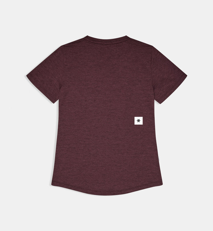 Saysky W Clean Combat Pro T-shirt Burgundy