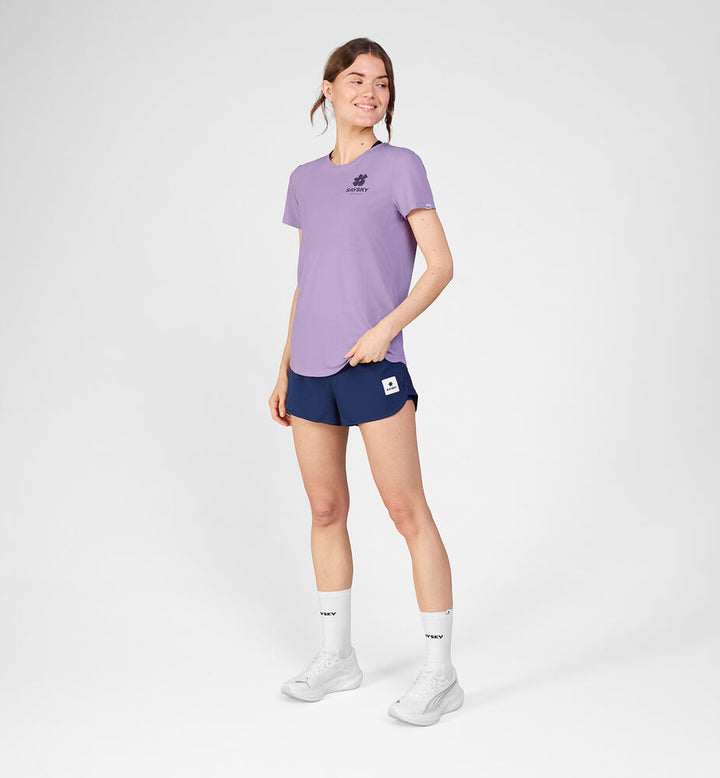 Saysky W Flower Flow T-Shirt Purple