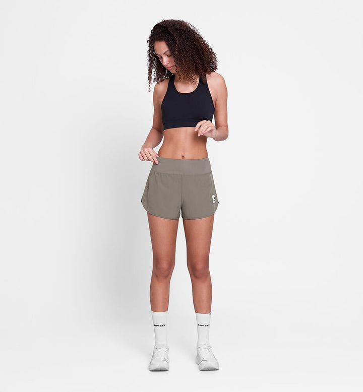 Saysky W Pace Shorts 3" Taupe