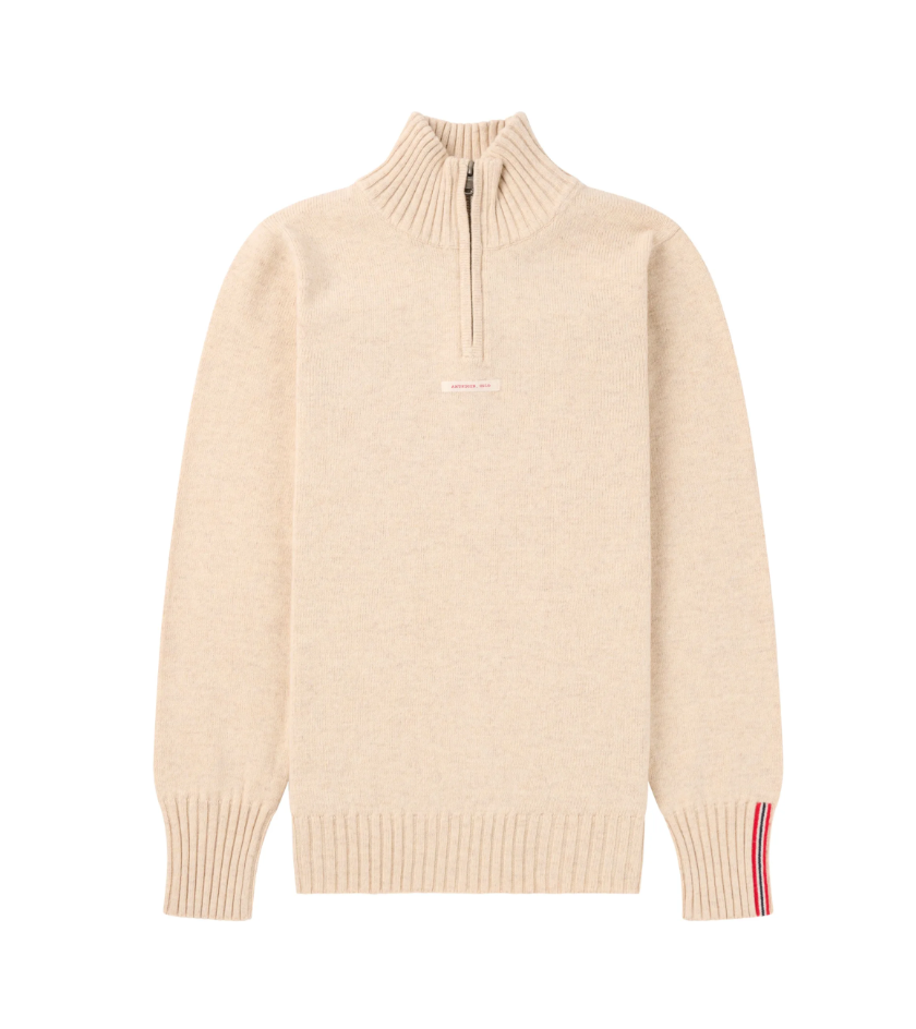 Amundsen Sports Deck Half Zip Womens Warm Sand