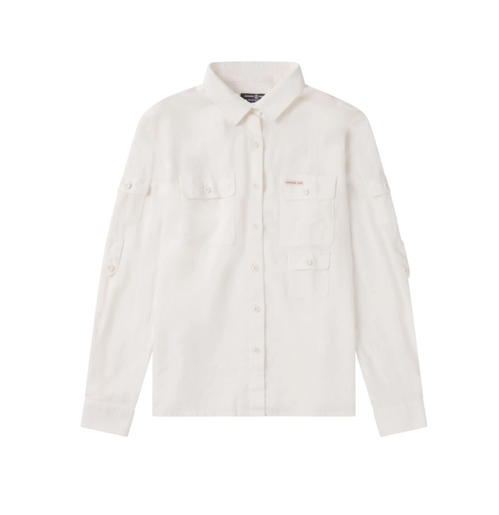 Amundsen Sports Traveller's Linen Shirt Womens White