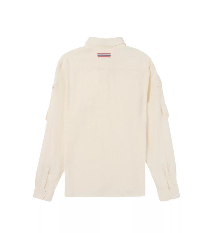 Amundsen Sports Traveller's Linen Shirt Mens White