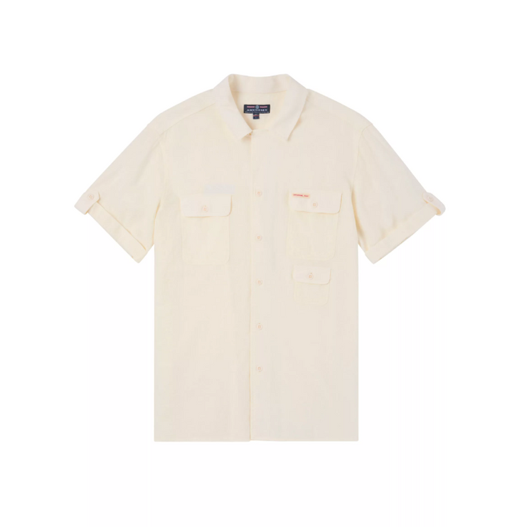 Amundsen Sports Traveller's Linen Ss Mens White