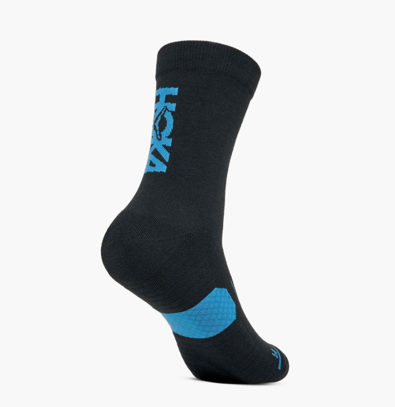 Hoka U GPX CREW RUN SOCK Black