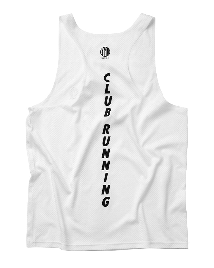 YMR Track Club Stockholm Men's Speed Singlet White