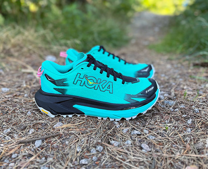 Hoka W MAFATE 5 Black / Electric Aqua