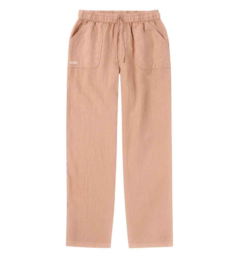 Amundsen Sports Safari Linen Pants Womens Apricot