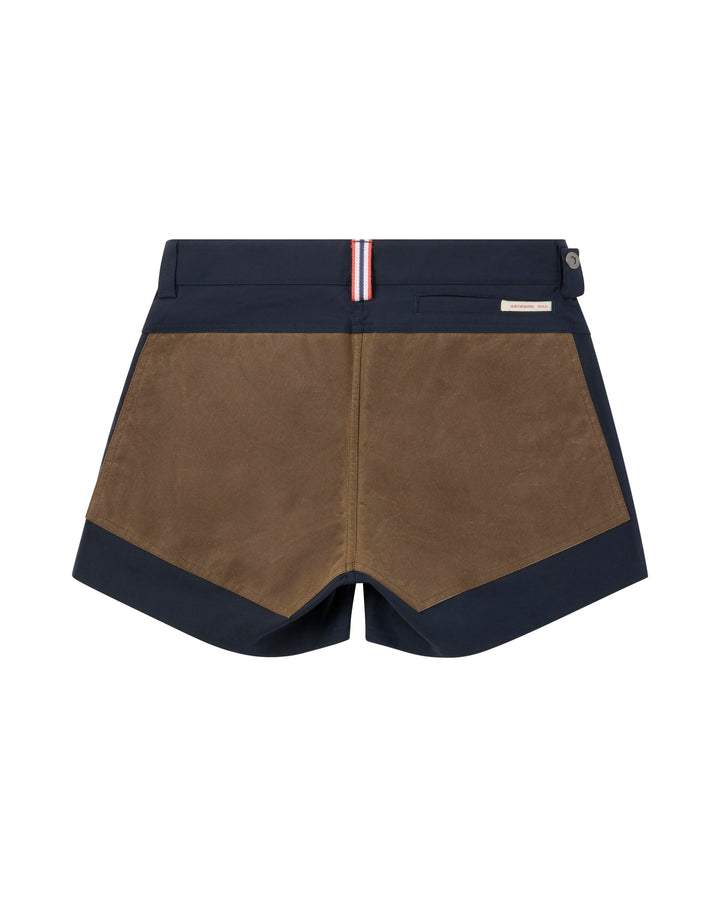 Amundsen Sports 5Incher Field Shorts Womens Faded Navy/Tan