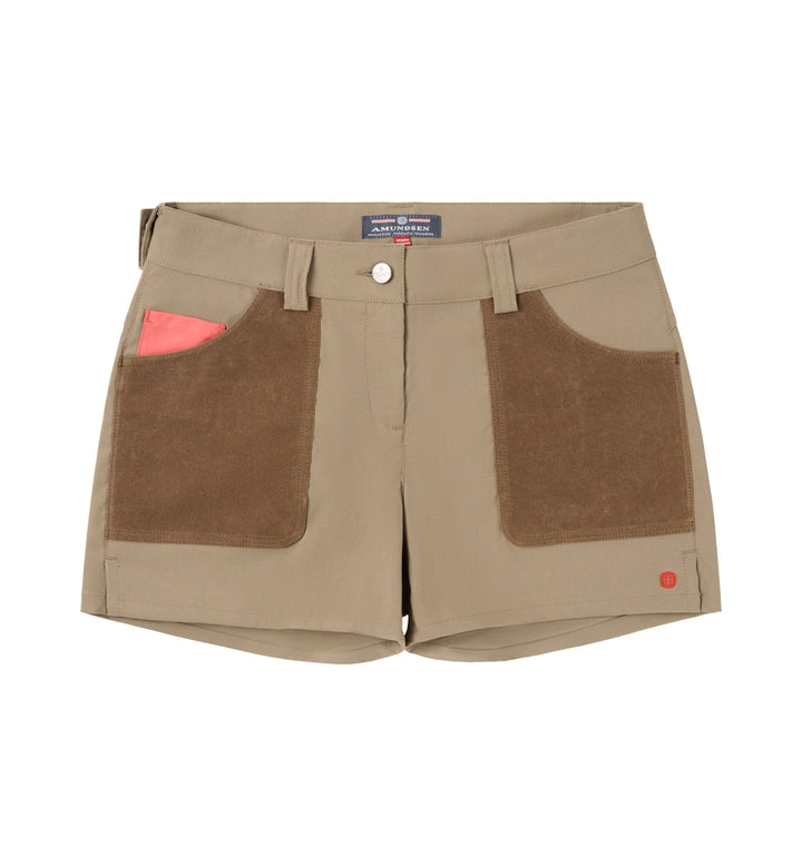 Amundsen Sports 5Incher Field Shorts Womens Cowboy/Tan