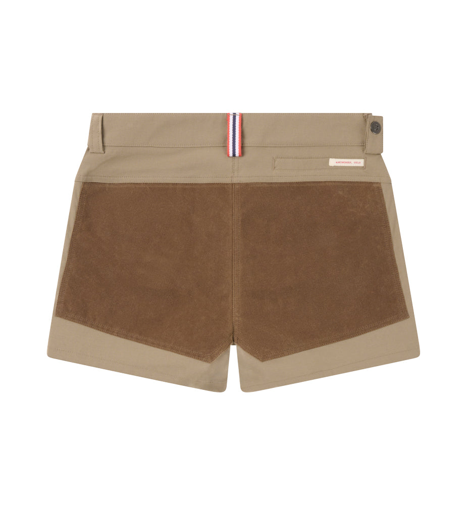 Amundsen Sports 5Incher Field Shorts Womens Cowboy/Tan