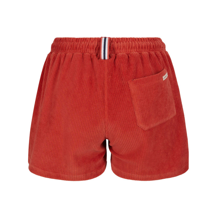 Amundsen Sports 4Incher Comfy Cord Shorts Womens Red Clay