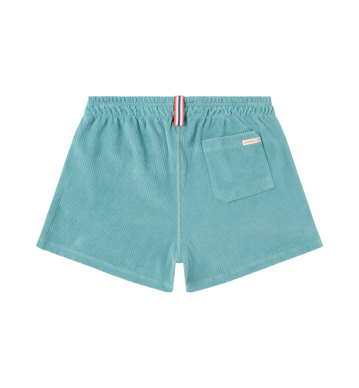 Amundsen Sports 4Incher Comfy Cord Shorts Womens Aqua
