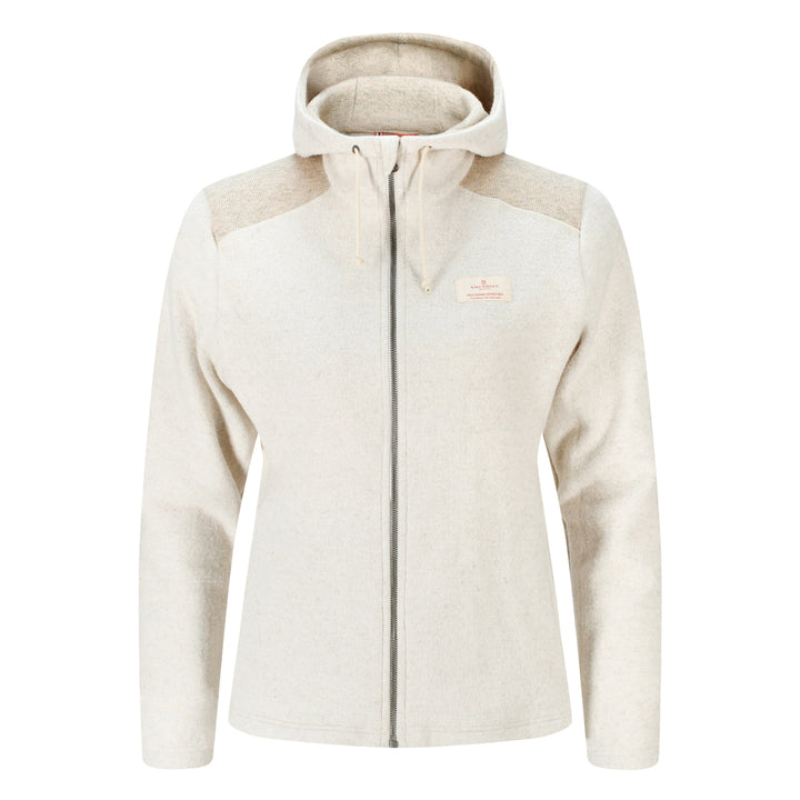 Amundsen Sports Skauen Full Zip Hoodie Womens Oatmeal