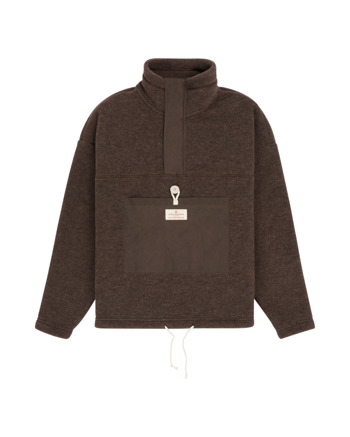 Amundsen Sports V Bond Waxed Fleece Womens Cowboy Brown Framsport amundsen-sports-v-bond-waxed-fleece-womens-cowboy-brown-framsport